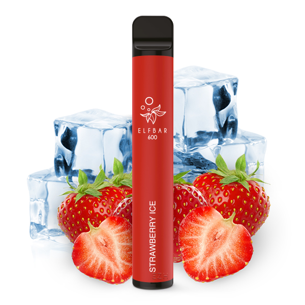 Elfbar 600 Einweg E-Zigarette "Strawberry Ice" - Alibia