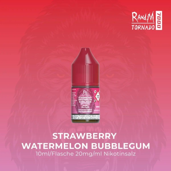 RandM Tornado Liquid – Strawberry Watermelon Bubblegum