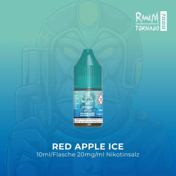 RandM Tornado Liquid – Red Apple Ice